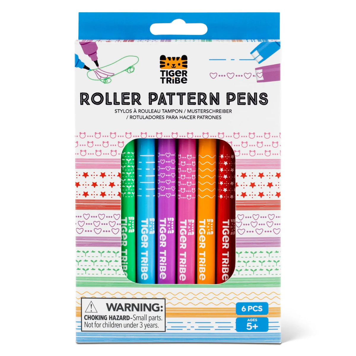 Roller Pattern Pens Tiger Tribe Lil Tulips