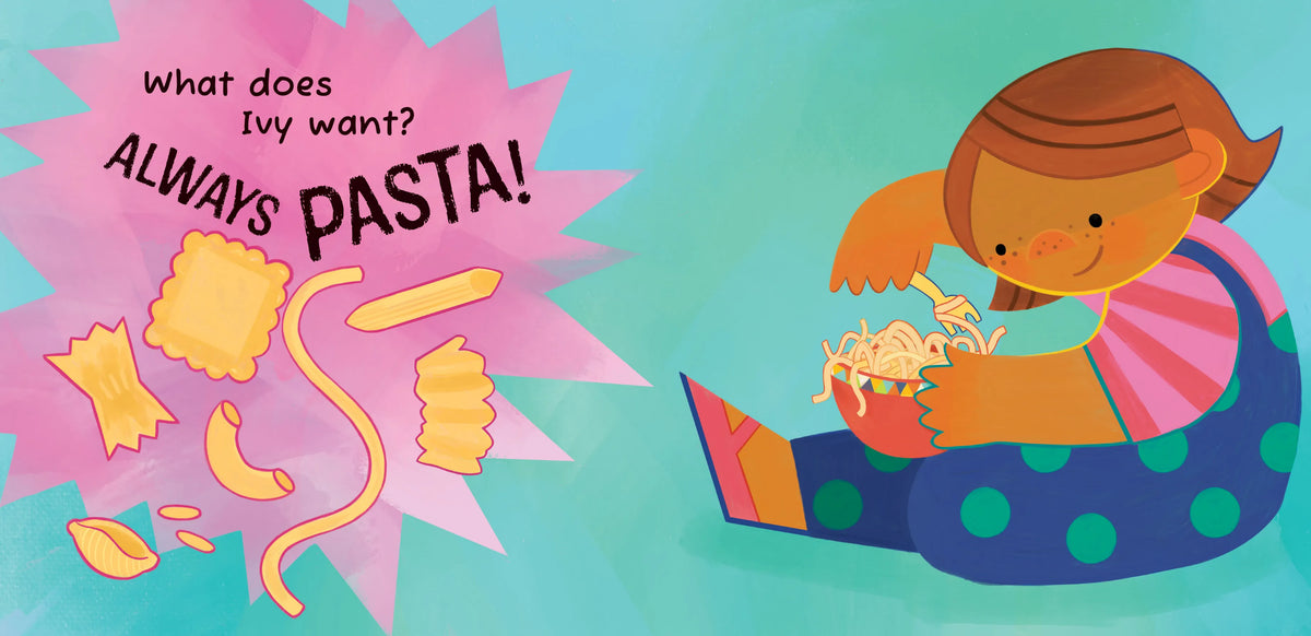 Roscoe & Ivy: Always Pasta Board Book Barefoot Books Lil Tulips