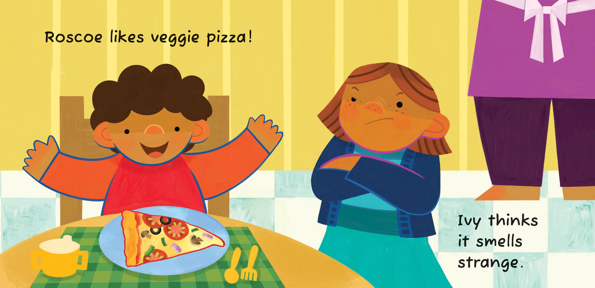 Roscoe & Ivy: Always Pasta Board Book Barefoot Books Lil Tulips