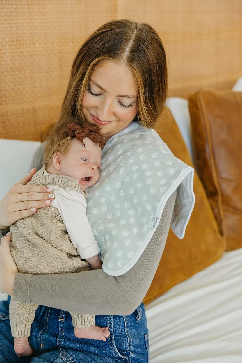 Rufus Burp Cloth Set Copper Pearl Lil Tulips