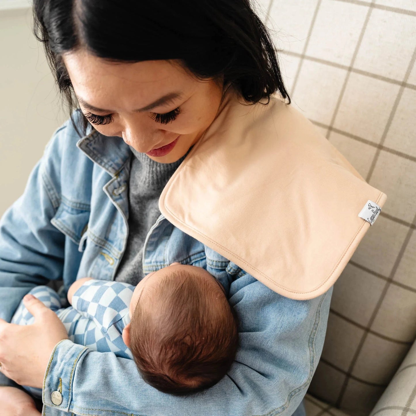 Ryder Burp Cloth Set Copper Pearl Lil Tulips