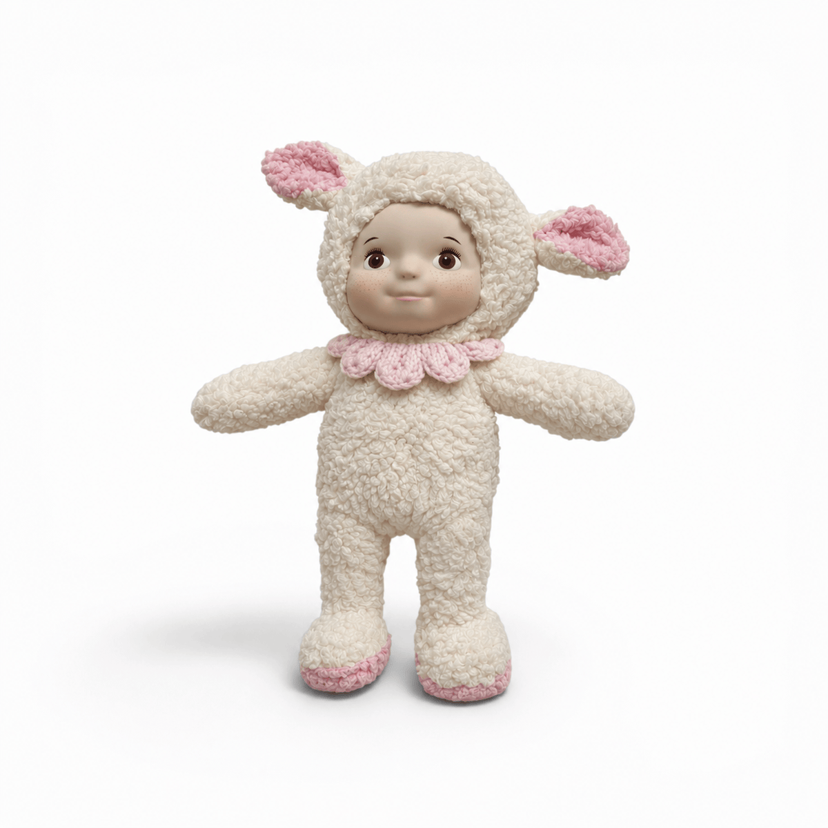 Sadie Lamb Daydreamers Doll and the little dog laughed Lil Tulips