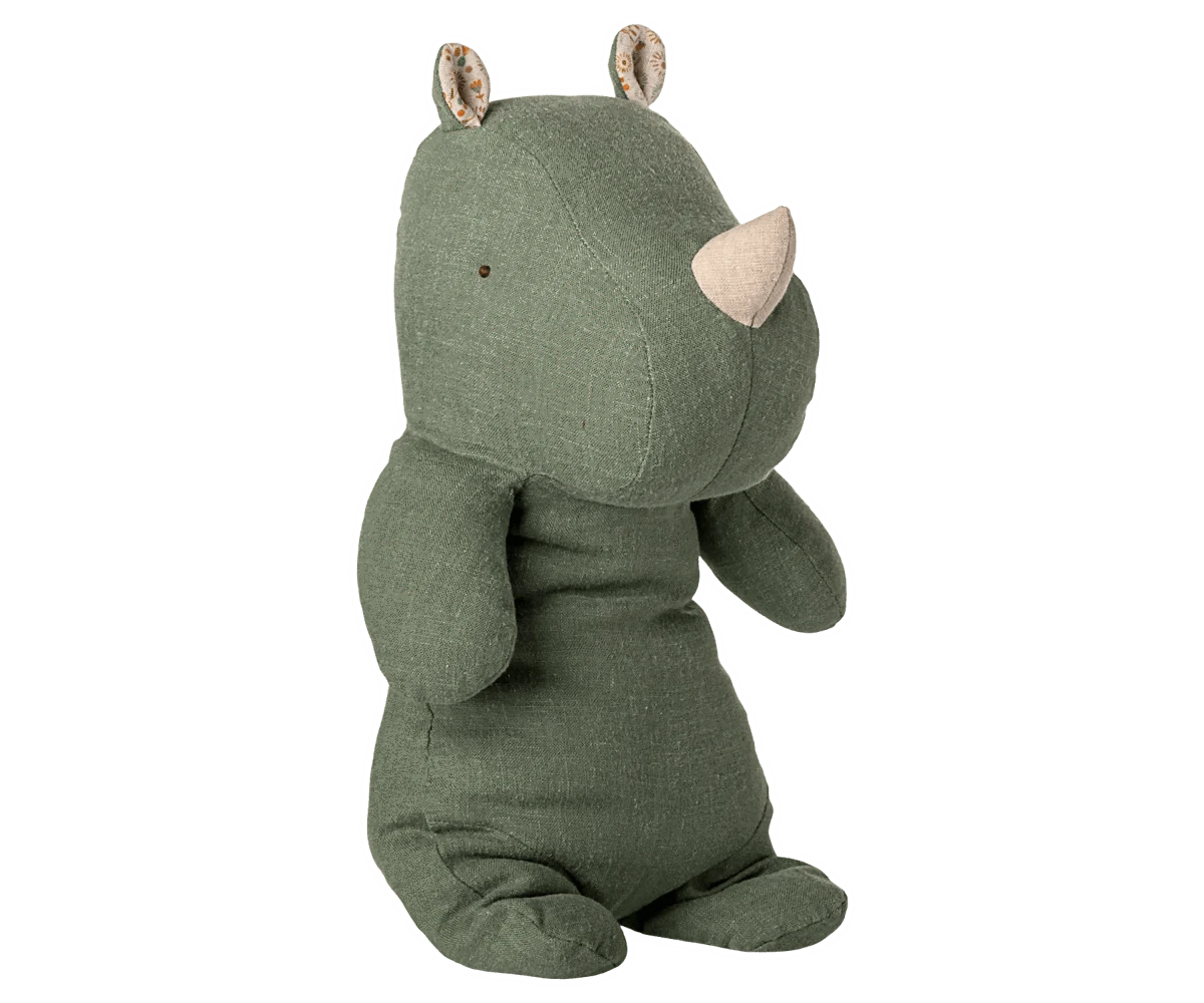 Safari friends, Rhino, Medium - Sage Maileg Lil Tulips