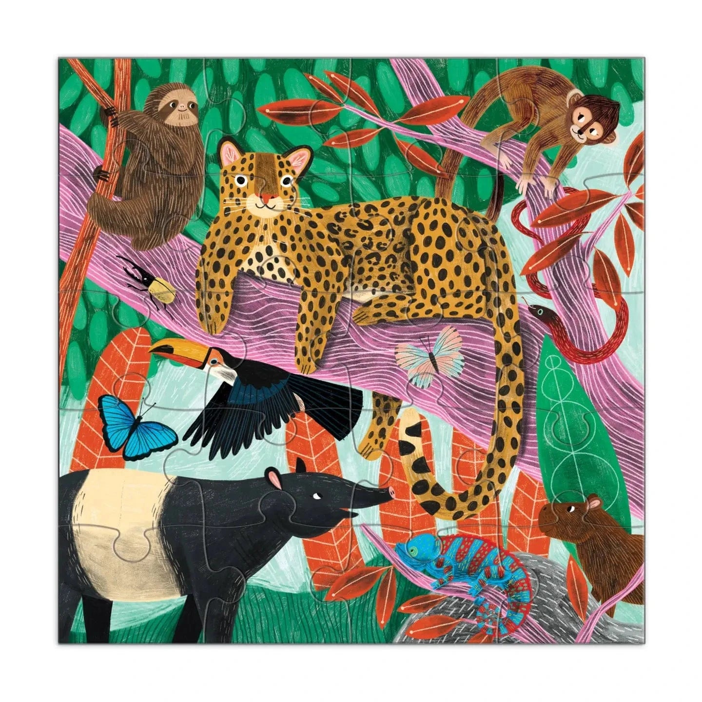 Safari & Jungle Magnetic Puzzle Chronicle Books Lil Tulips