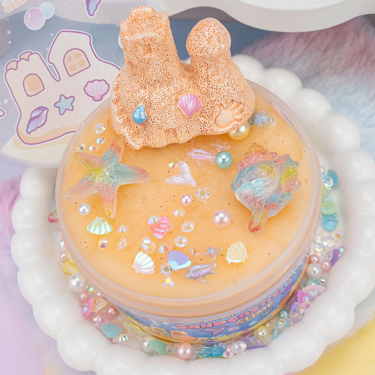 Sandcastle Cove Signature Dome™ Slime Kawaii Slime Company Lil Tulips