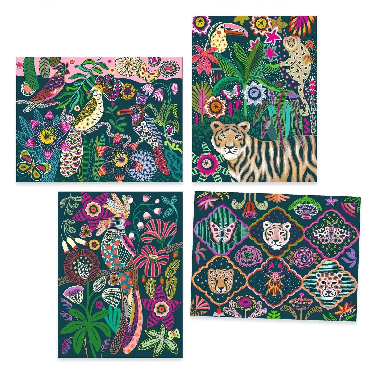 Scratch Card - Rococo Djeco Lil Tulips