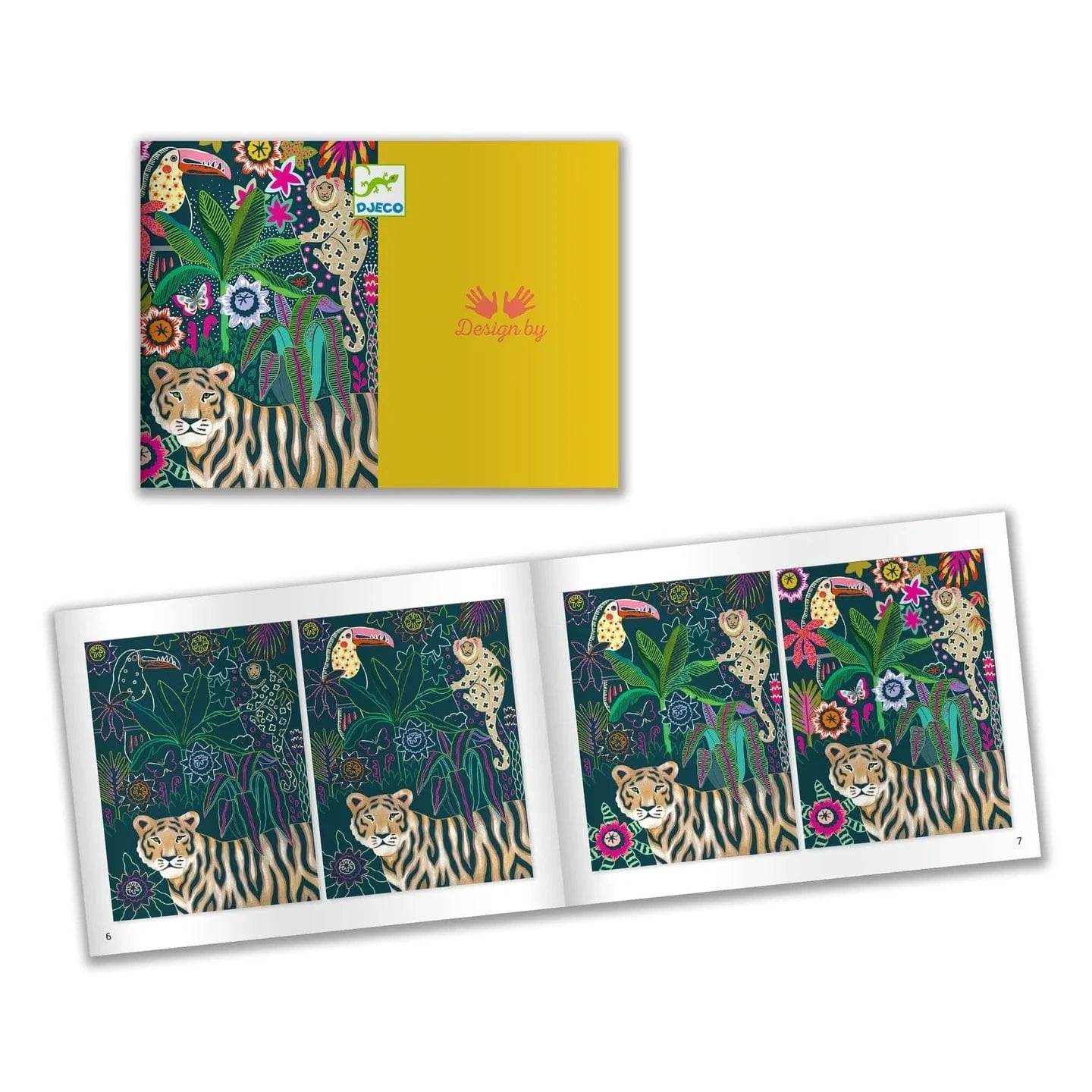 Scratch Card - Rococo Djeco Lil Tulips