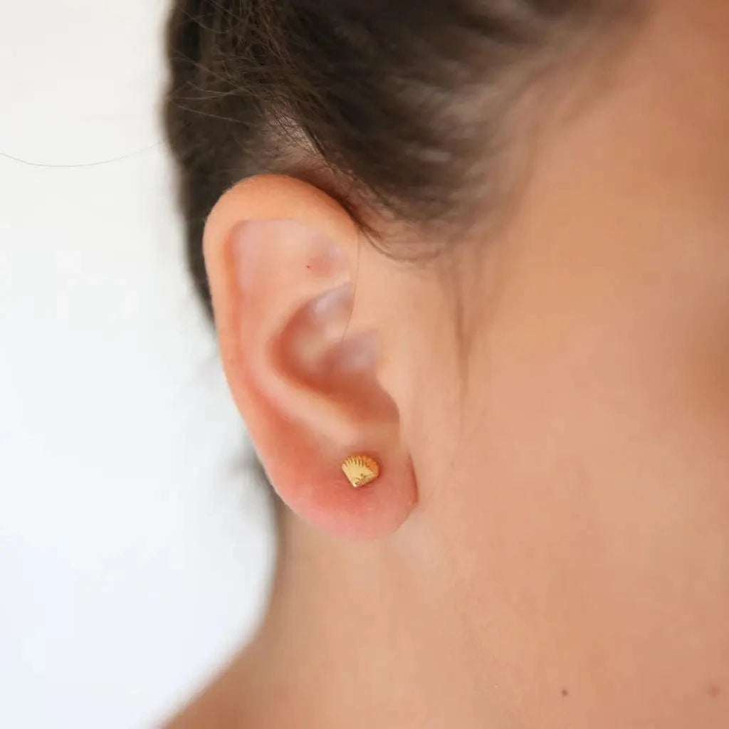 Sea Shell Flat Back Earrings Pip Pop Post Bracelets Lil Tulips