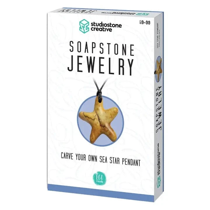Sea Star Soapstone Pendant Jewelry Kit Carving & Whittling* Studiostone Creative Final Sale Lil Tulips