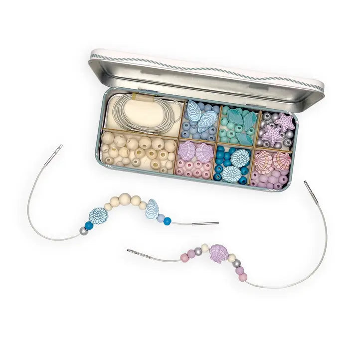 Seashell Bracelet Bead Kit (In Tin) Cotton Twist Lil Tulips