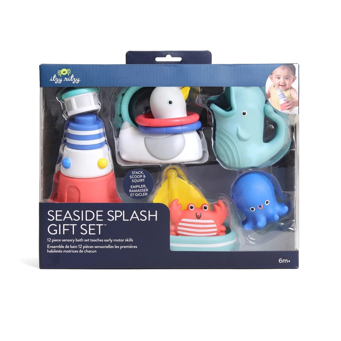 Seaside Splash Gift Set™ Bath + Water Toy Itzy Ritzy Lil Tulips