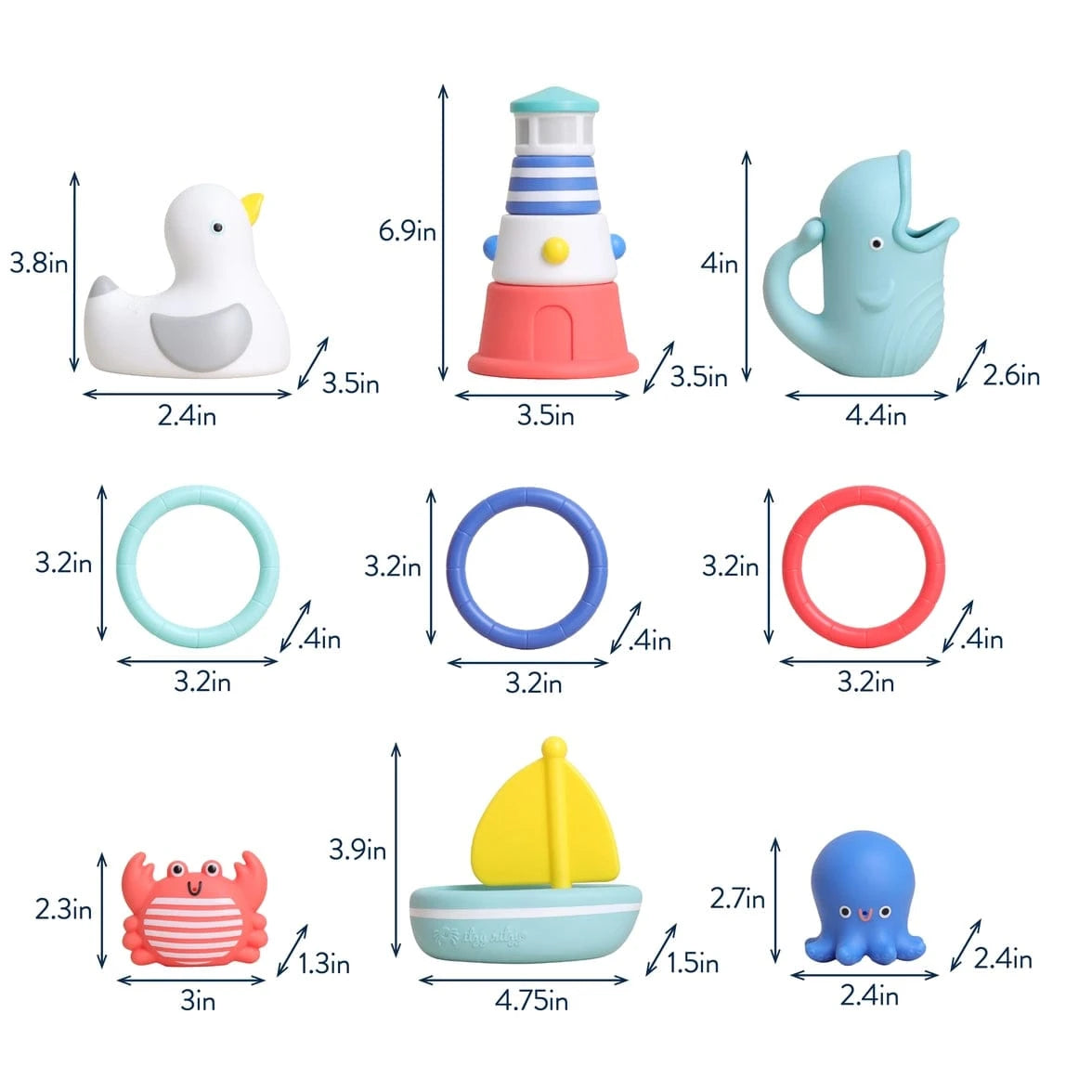 Seaside Splash Gift Set™ Bath + Water Toy Itzy Ritzy Lil Tulips