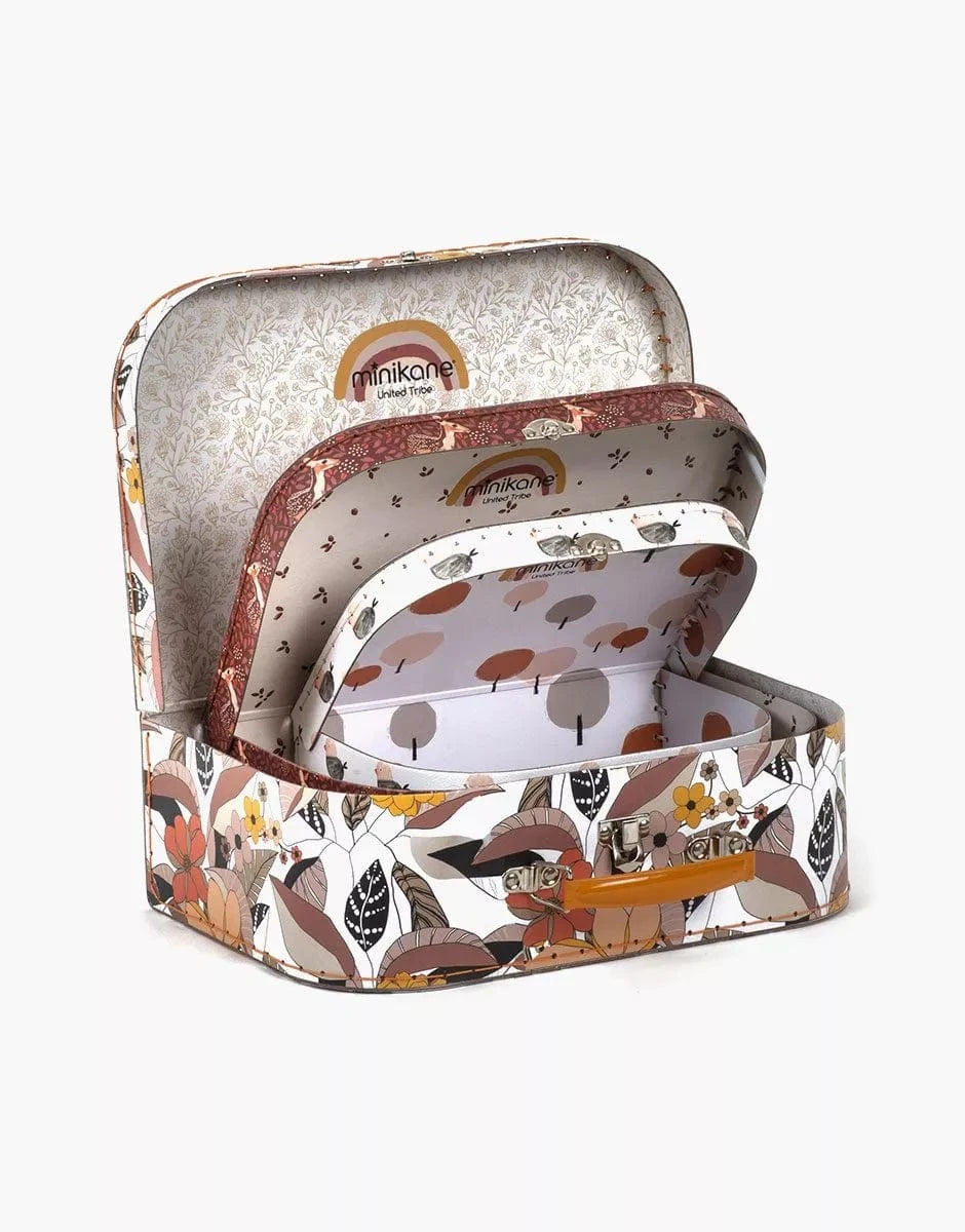 Set of 3 Cardboard Suitcases for Dolls Minikane Lil Tulips