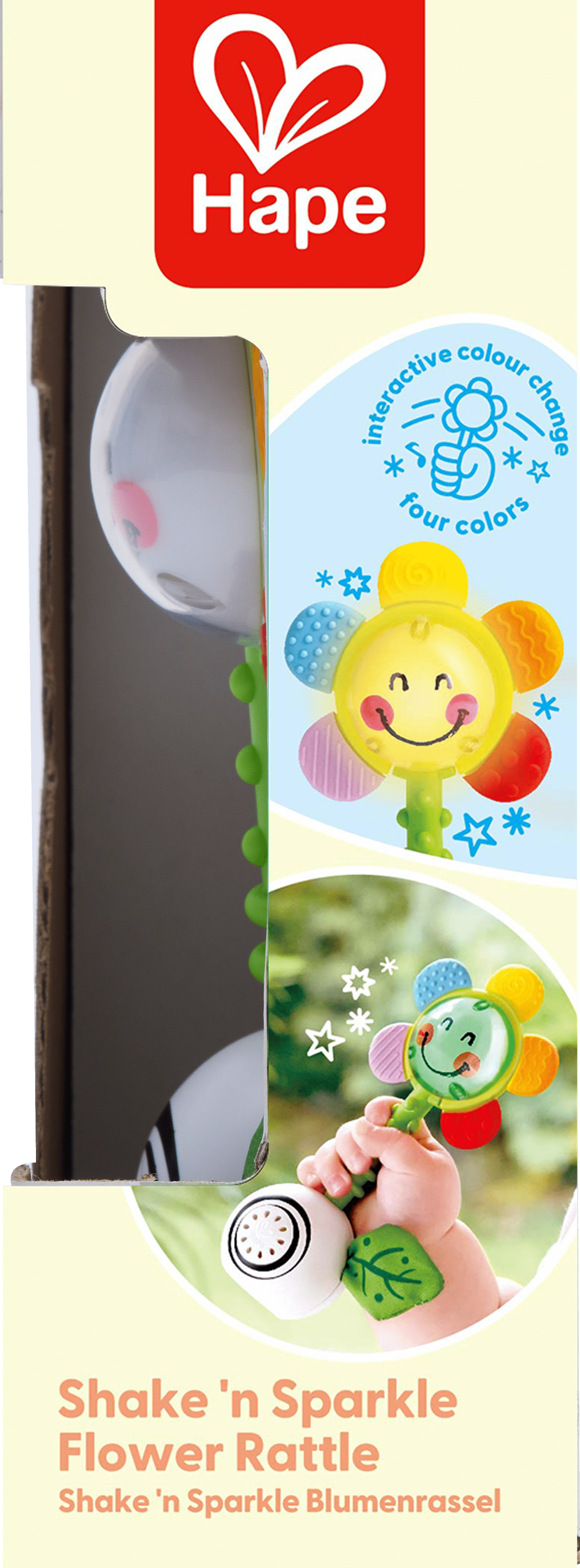 Shake 'n Sparkle Flower Rattle Hape Lil Tulips