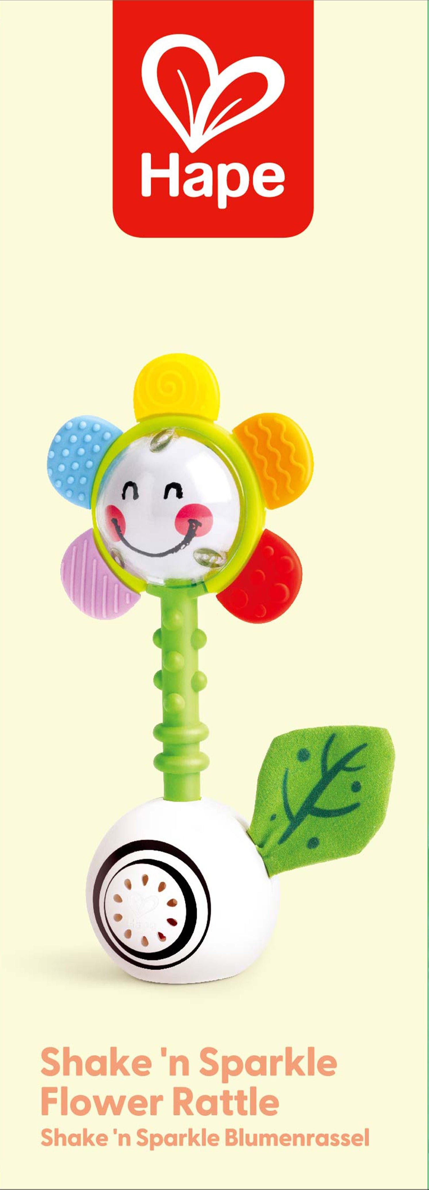 Shake 'n Sparkle Flower Rattle Hape Lil Tulips