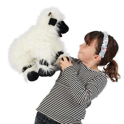 Sheep, Valais Blacknose Hand Puppet Folkmanis Puppets Lil Tulips