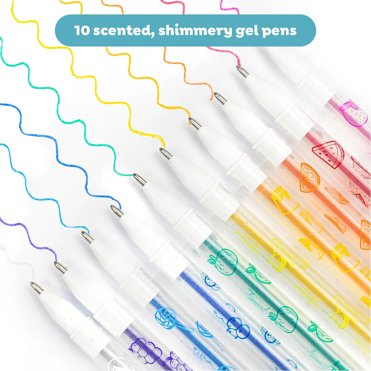 Shimmer Scented Gel Pens Tiger Tribe Lil Tulips