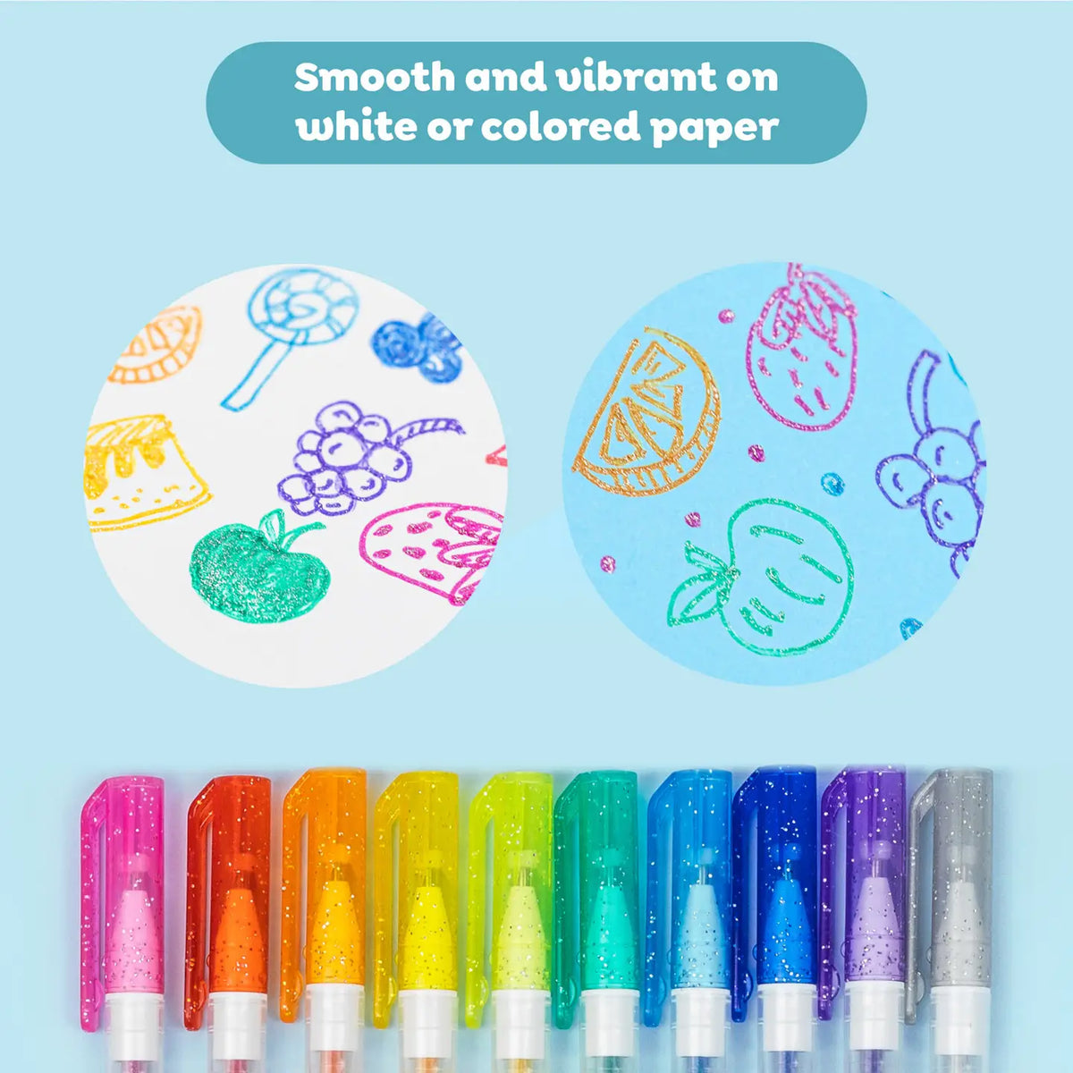 Shimmer Scented Gel Pens Tiger Tribe Lil Tulips