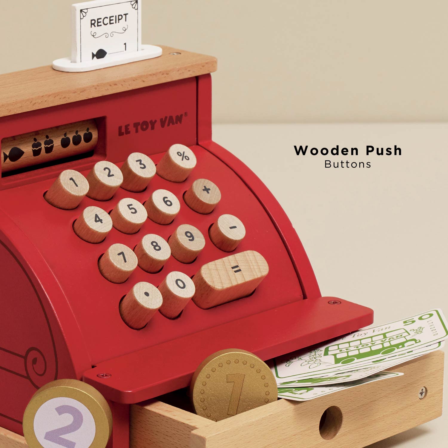 Shop Till - Cash Register & Money Le Toy Van Lil Tulips