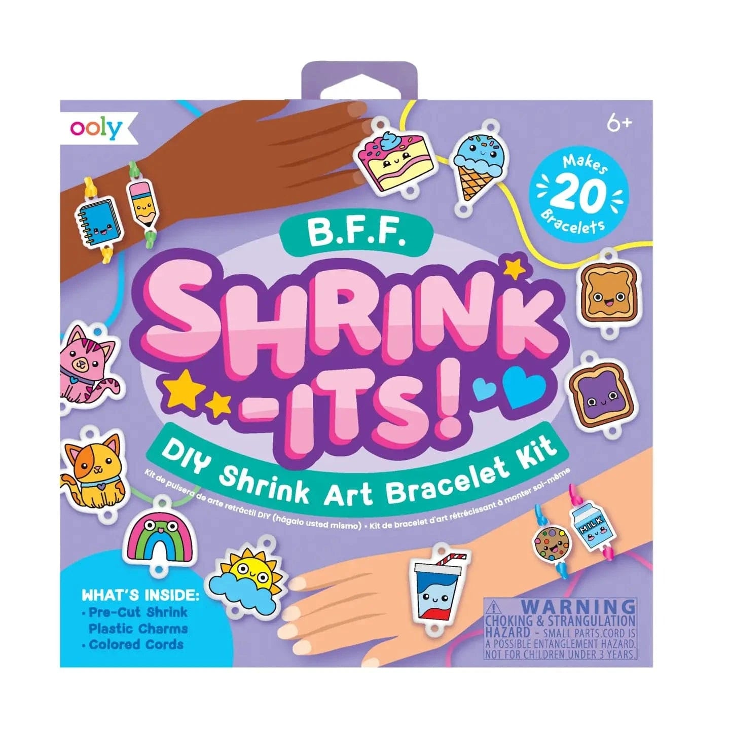 Shrink-Its! D.I.Y. Shrink Art Bracelets Kit - B.F.F. OOLY Lil Tulips