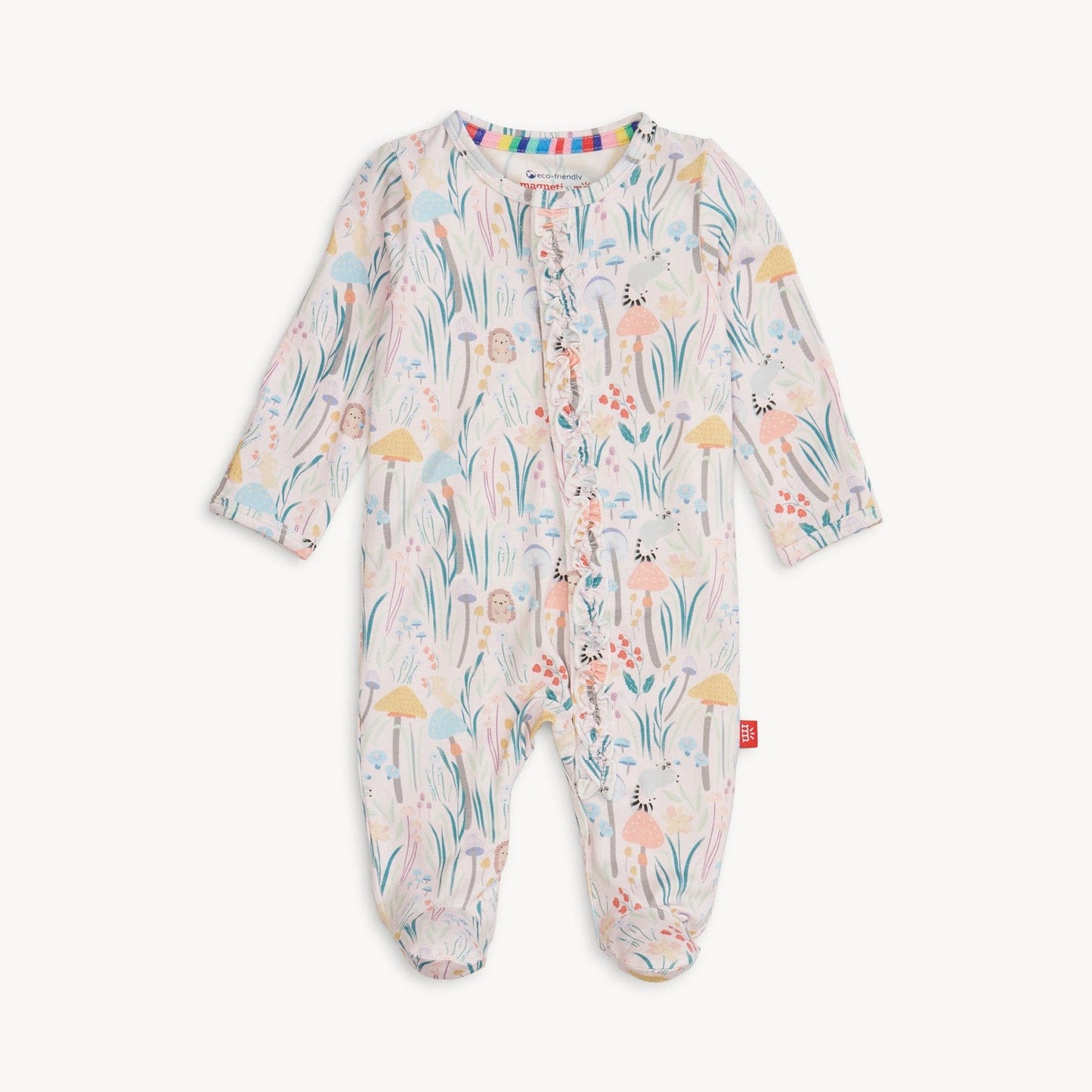 Shroom And Bloom Modal Footie W/ Ruff Magnetic Me Lil Tulips
