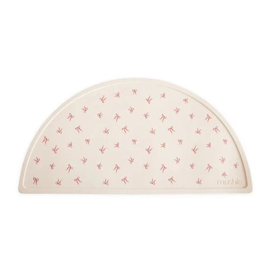 Silicone Place Mat (Bows) Mushie Lil Tulips