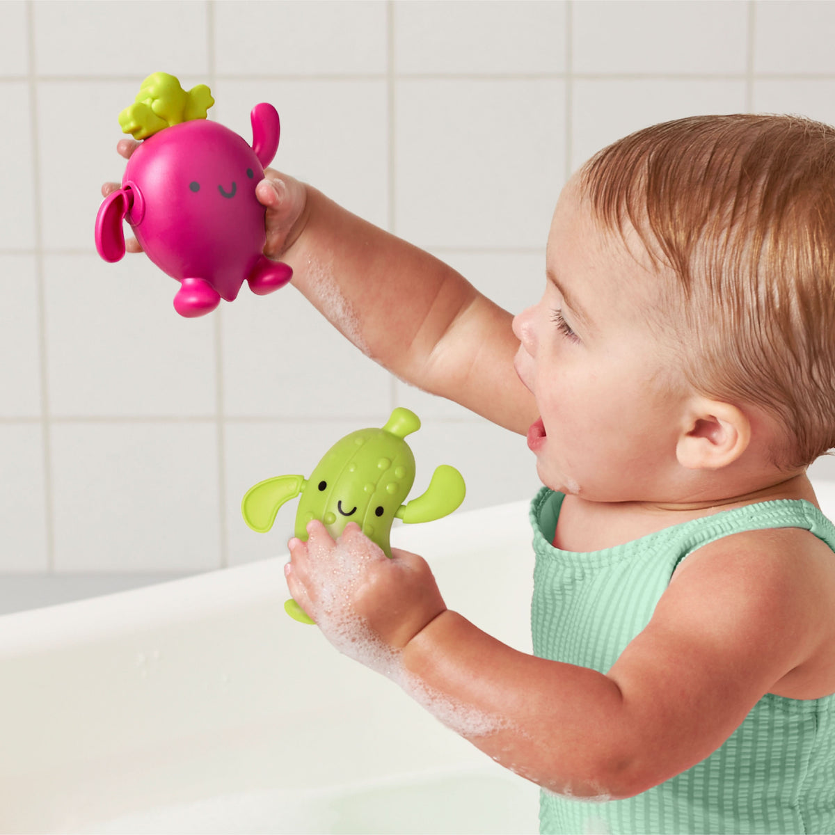 Silly Swimmers Bath Toys – Veggies Itzy Ritzy Lil Tulips