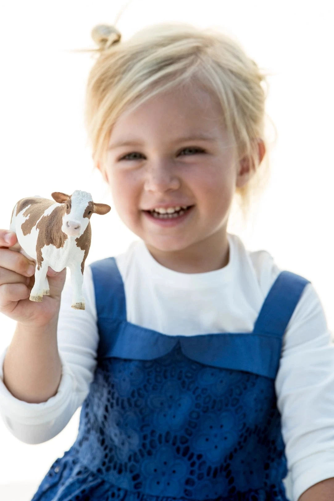 Simmental Cow Farm Animal Toy Schleich Lil Tulips