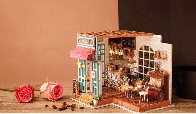 Simon's Coffee DG109 Diy Mini House Cafe Shop Rolife Lil Tulips