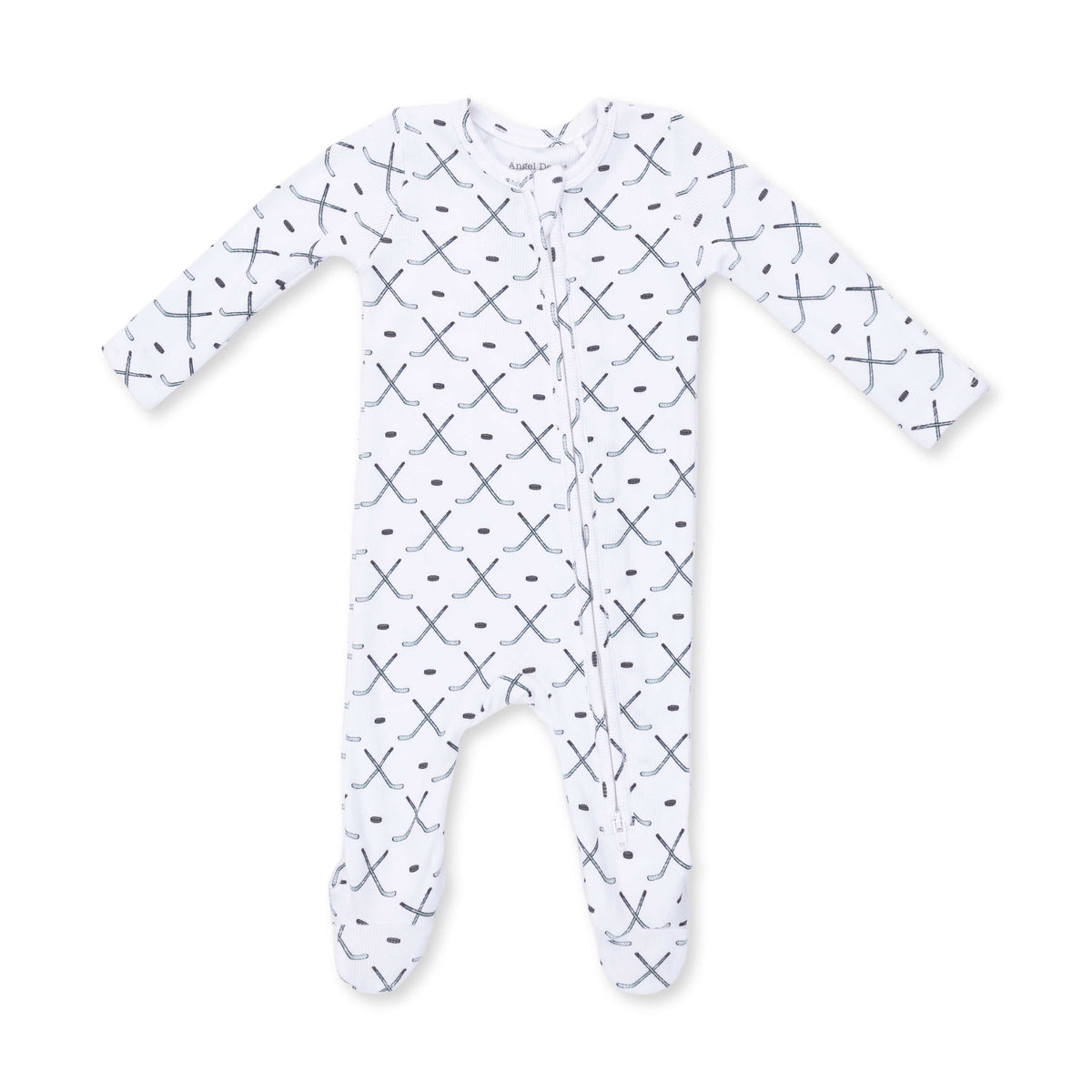 Simple Hockey - 2 Way Zipper Footie Angel Dear Lil Tulips