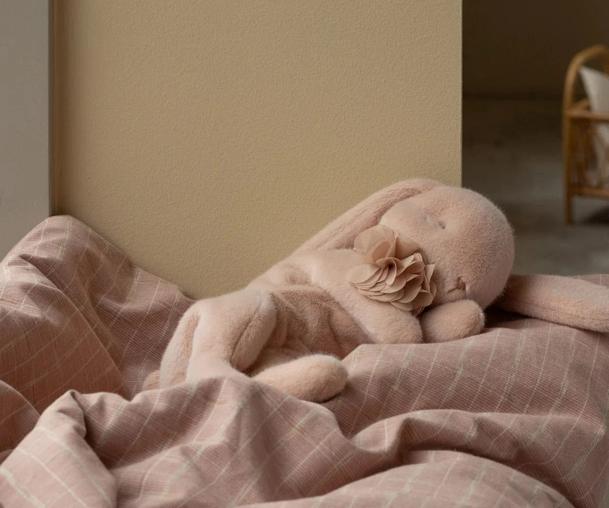 Sleeping bunny plush, Small - Powder Maileg Lil Tulips