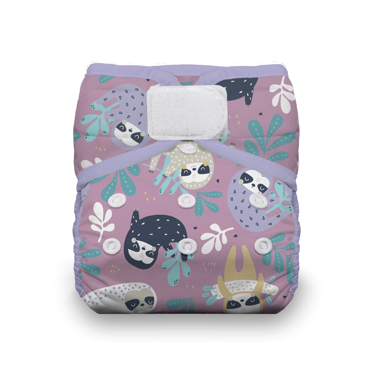 Sloth Life Natural One Size Pocket Hook & Loop Diaper Thirsties Lil Tulips
