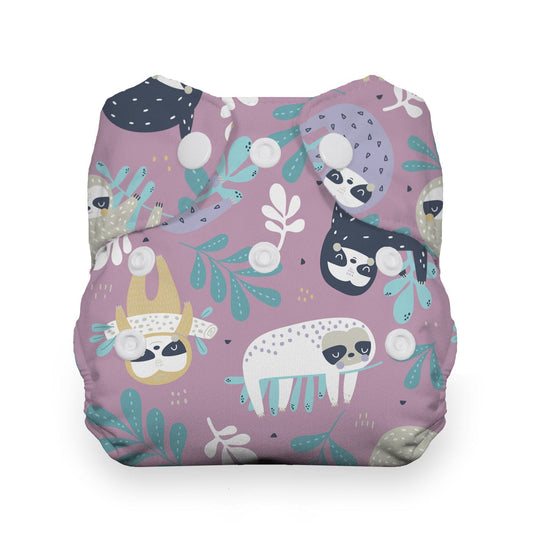 Sloth Life Snap Newborn All In One Thirsties Lil Tulips