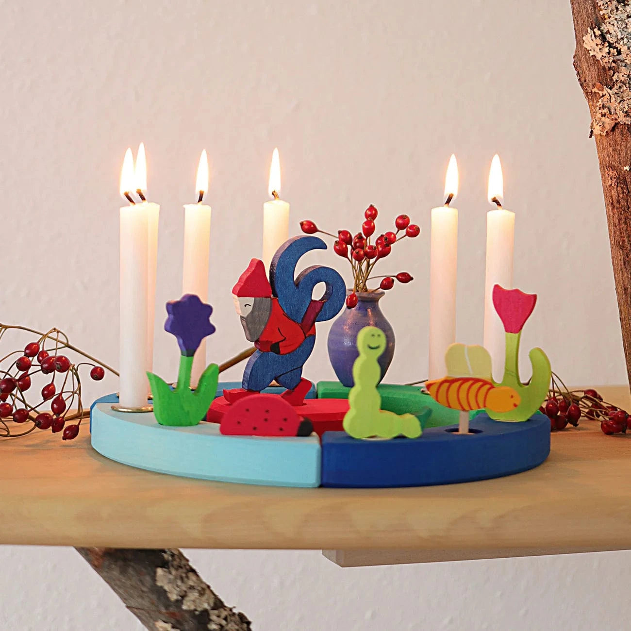 Small Celebration Ring Blue-Green Grimm's Lil Tulips