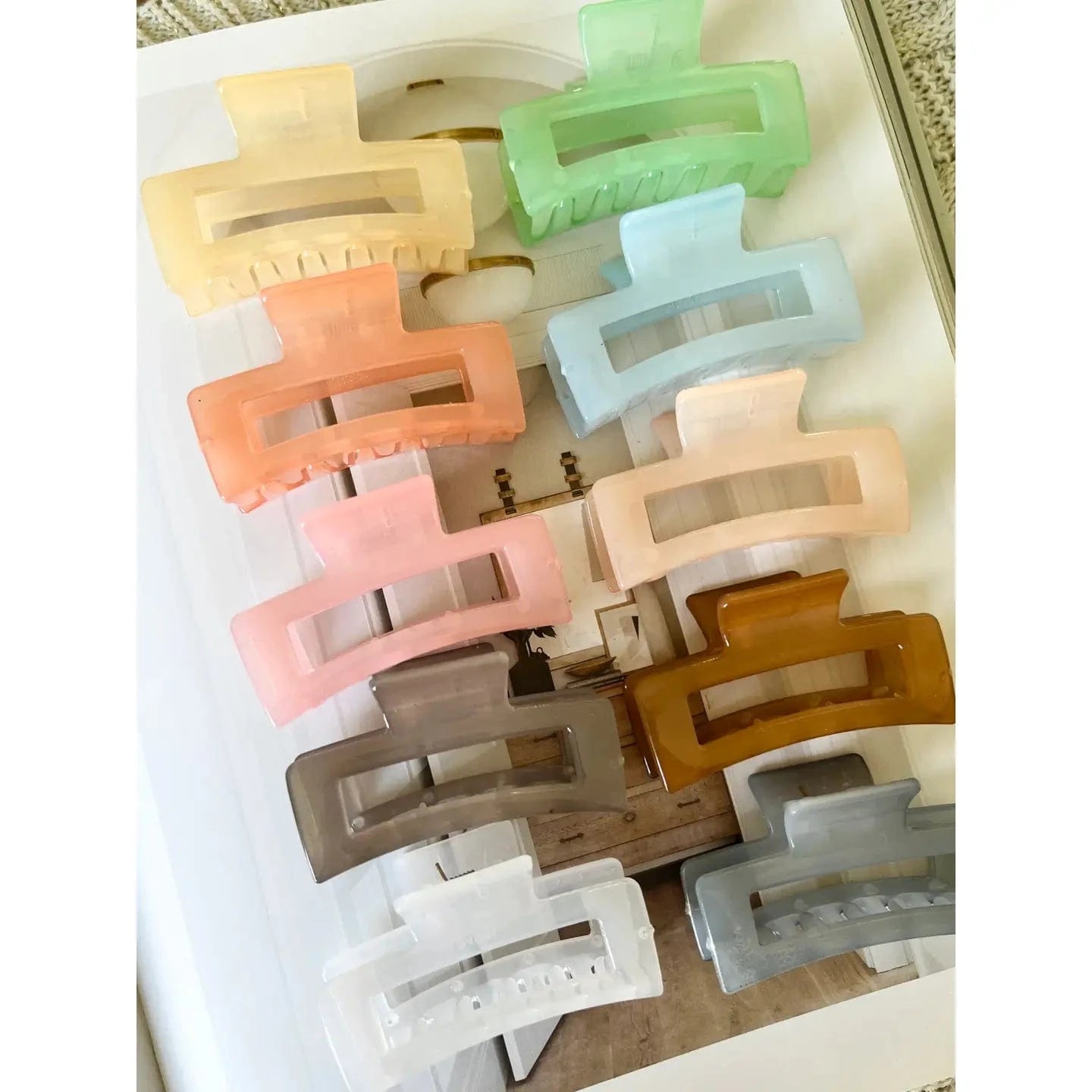 Small Hair Claw Clip Tropical Beach Frosting Company Lil Tulips