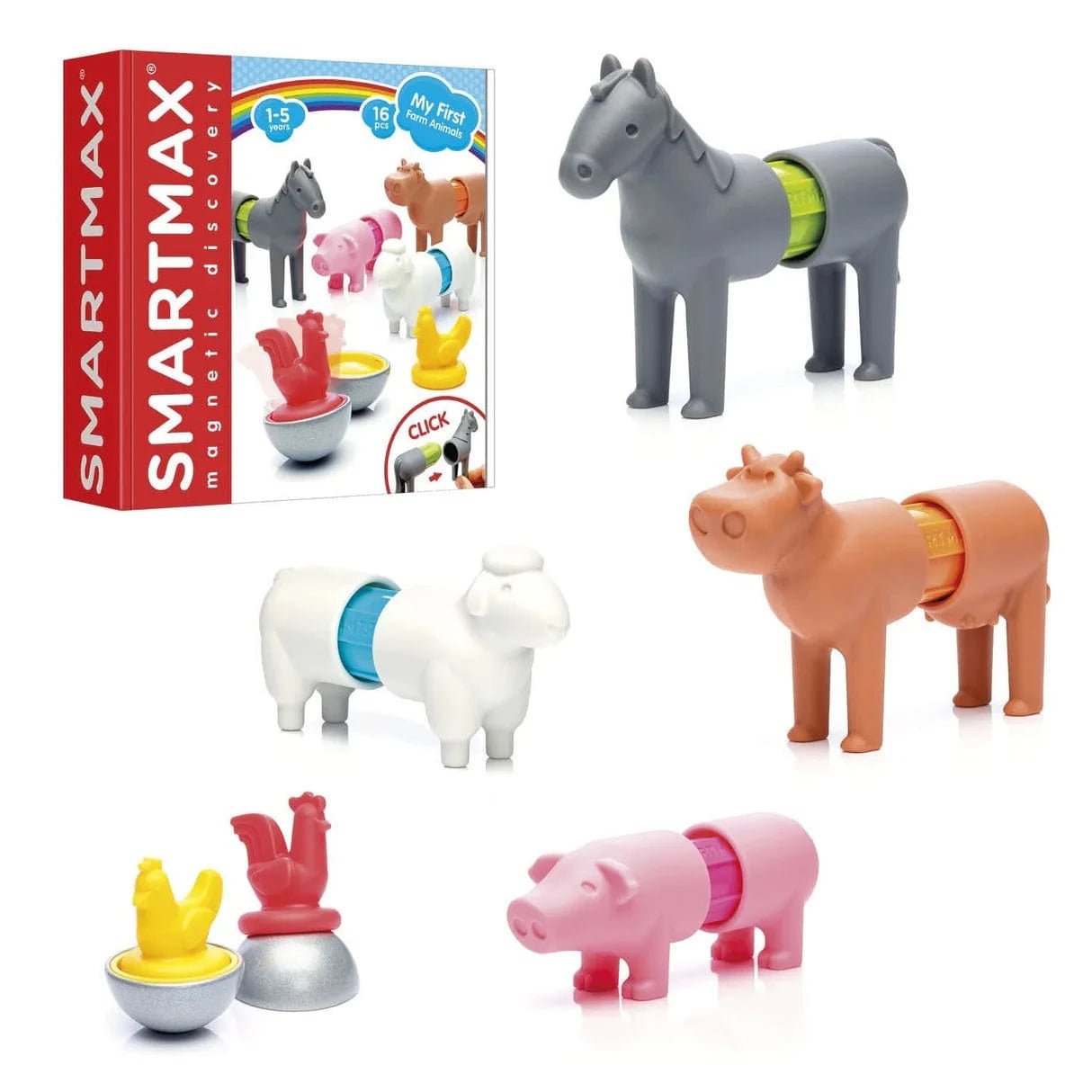 SmartMax My First Farm Animals - STEM Building Set SMART Toys and Games Lil Tulips