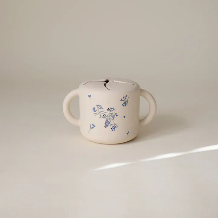 Snack Cup (Lilac Flowers) Mushie Lil Tulips