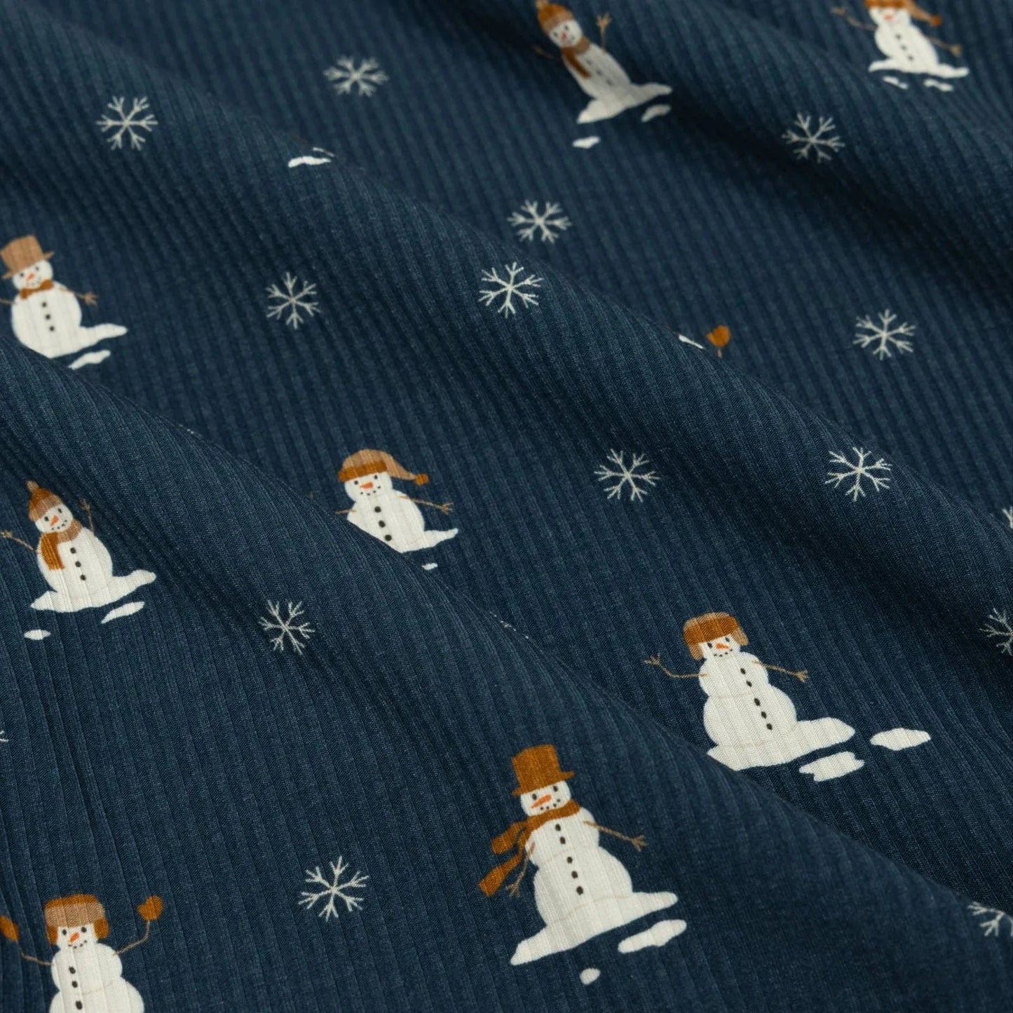 Snowmen Small Ribbed Zip Romper Brave Little Ones Lil Tulips