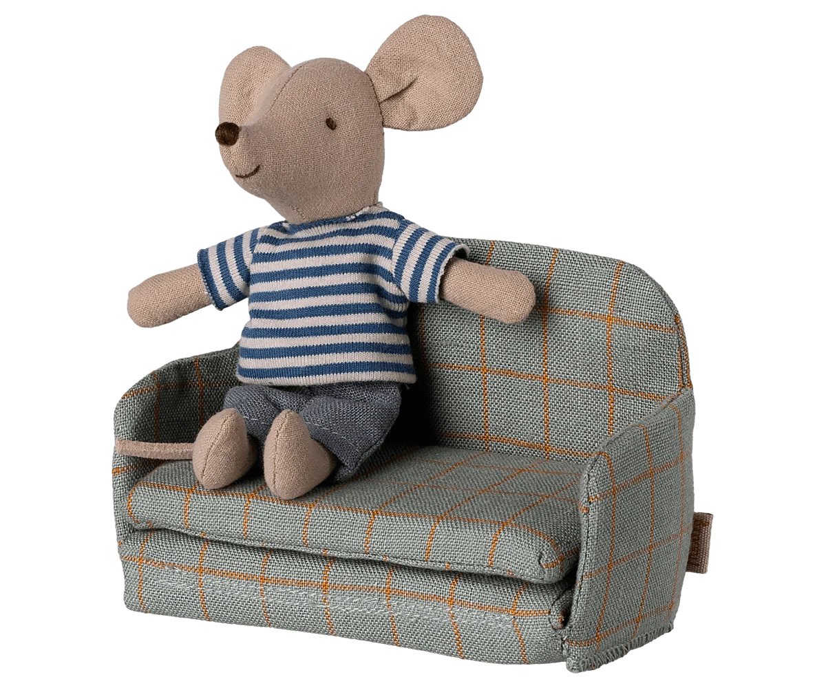 Sofa bed, Mouse - Checker Maileg Lil Tulips
