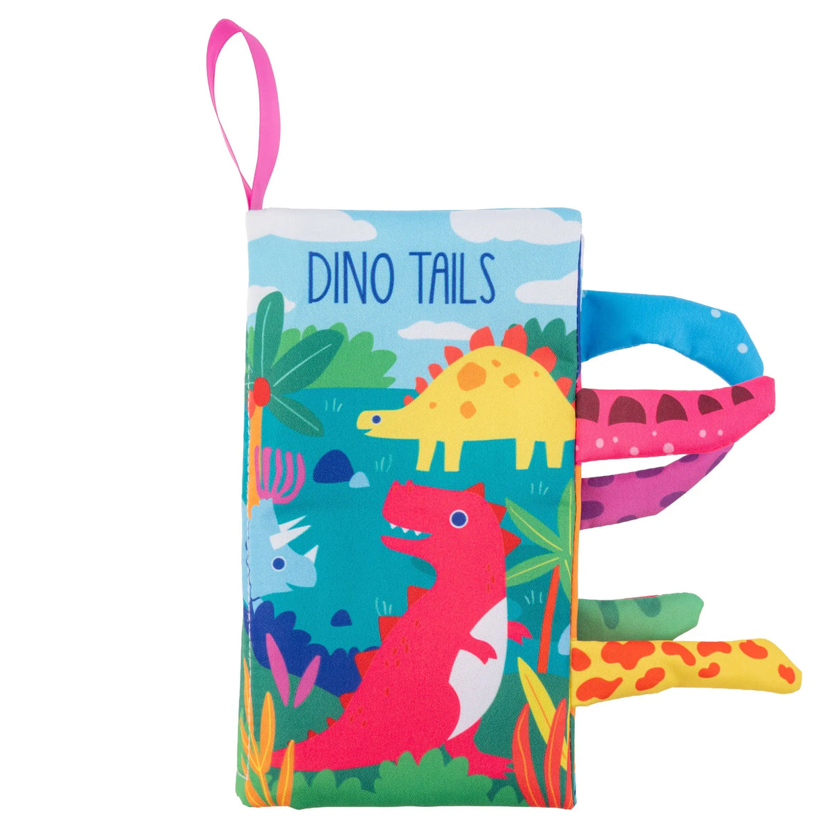 Soft Book with Tails - Dino Tails Stephen Joseph Gifts Lil Tulips