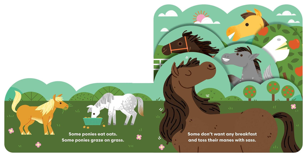 Some Ponies Board Book Gibbs-Smith Lil Tulips