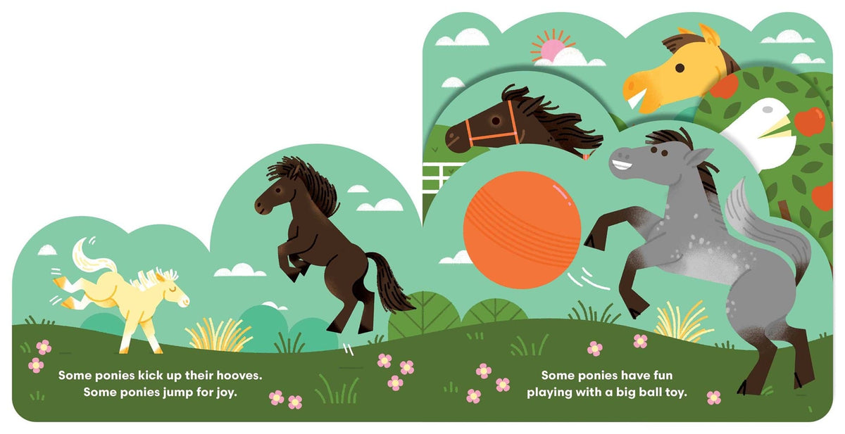Some Ponies Board Book Gibbs-Smith Lil Tulips