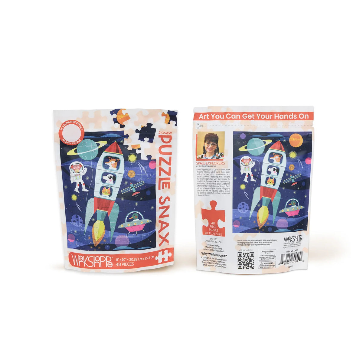 Space Explorers 48 Piece Puzzle Snax WerkShoppe Lil Tulips