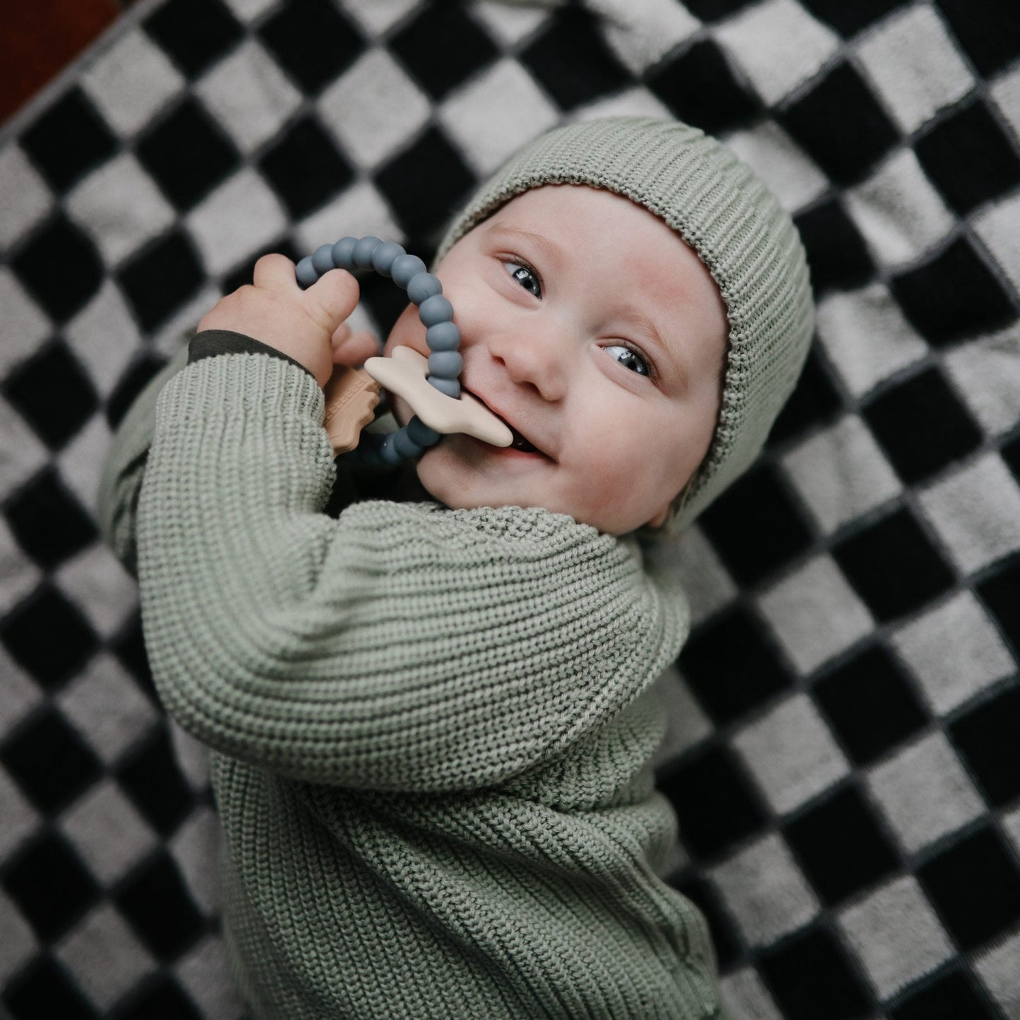 Space Teething Ring Mushie Lil Tulips