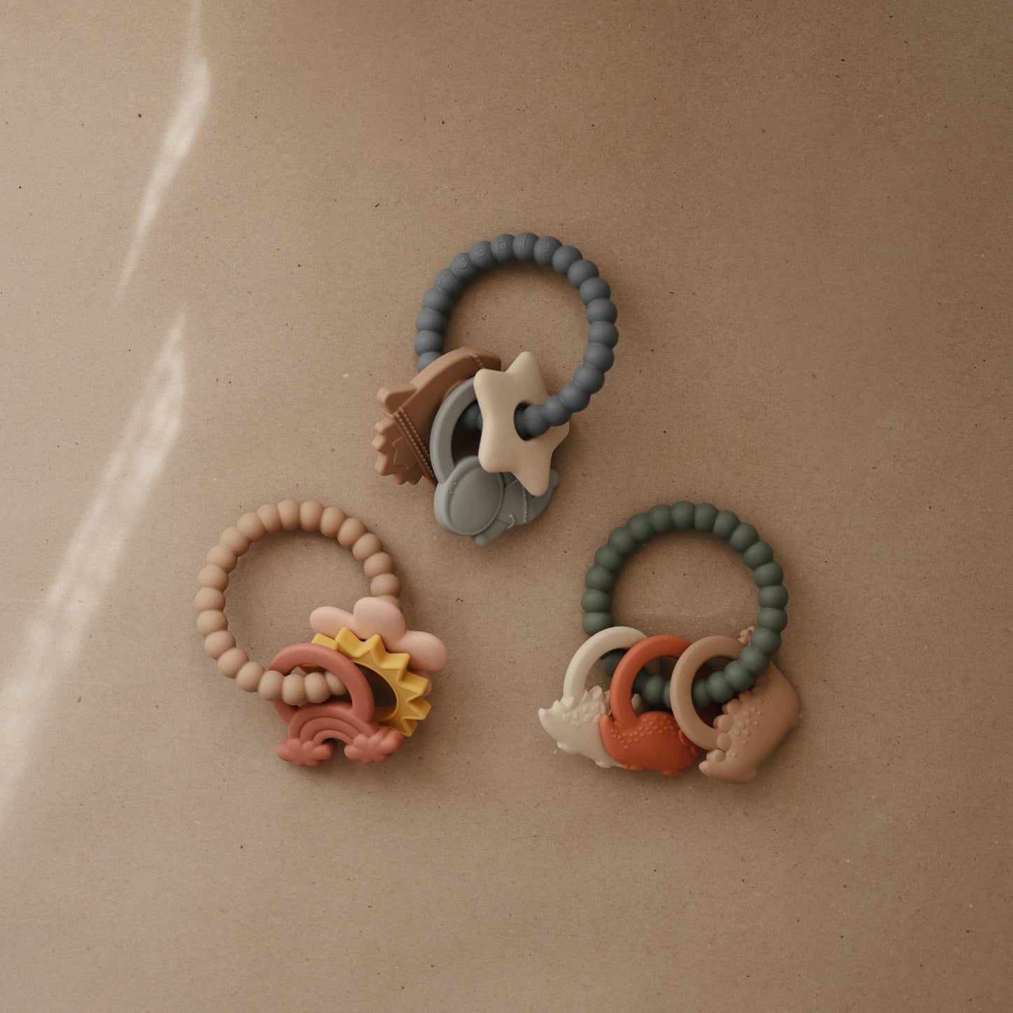 Space Teething Ring Mushie Lil Tulips