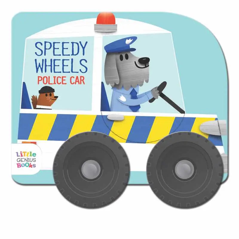 Speedy Wheels Board Book - Police Car Simon & Schuster Lil Tulips