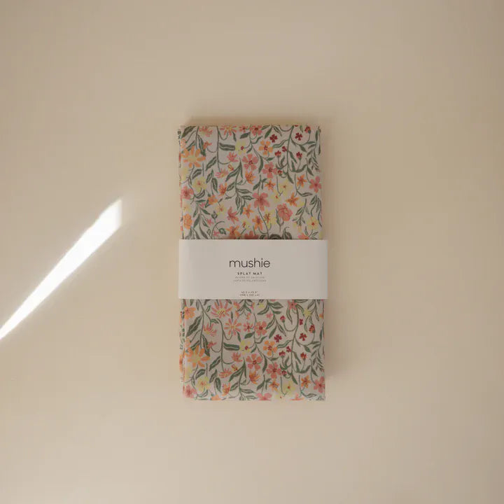 Splat Mat - Pastel Blooms Mushie Lil Tulips