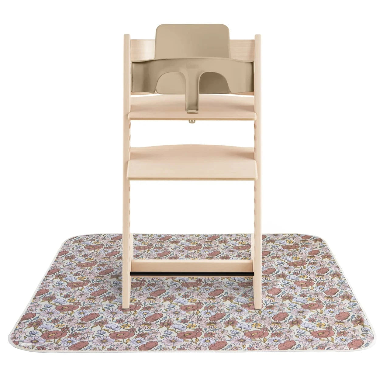 Splat Mat - Retro Flowers Mushie Lil Tulips