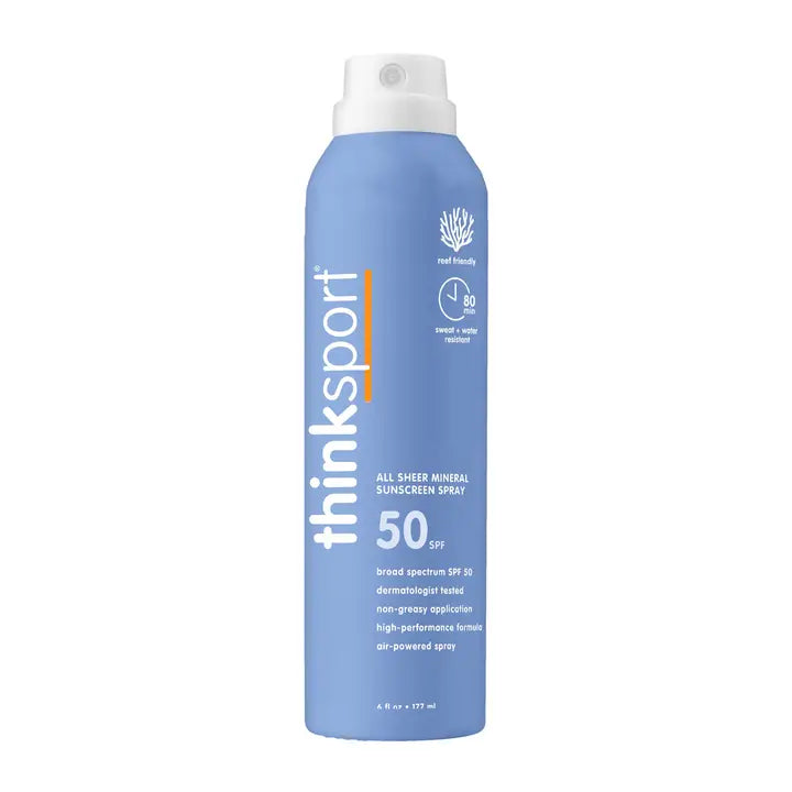 Sport All Sheer Mineral Sunscreen Spray - SPF 50 Think Baby Lil Tulips