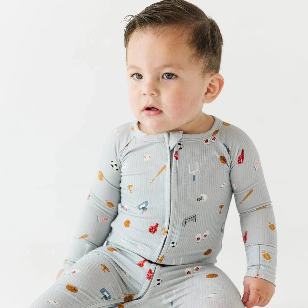 Sports Zone Small Ribbed Zip Romper Brave Little Ones Lil Tulips